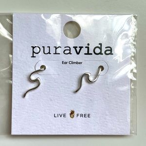 Pura Vida Wave Climber Earrings